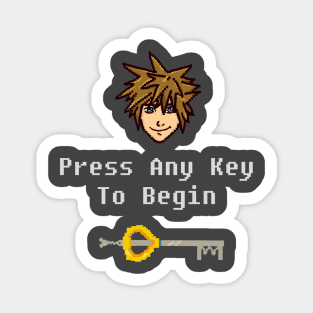 Sora - Press Any Key Sticker